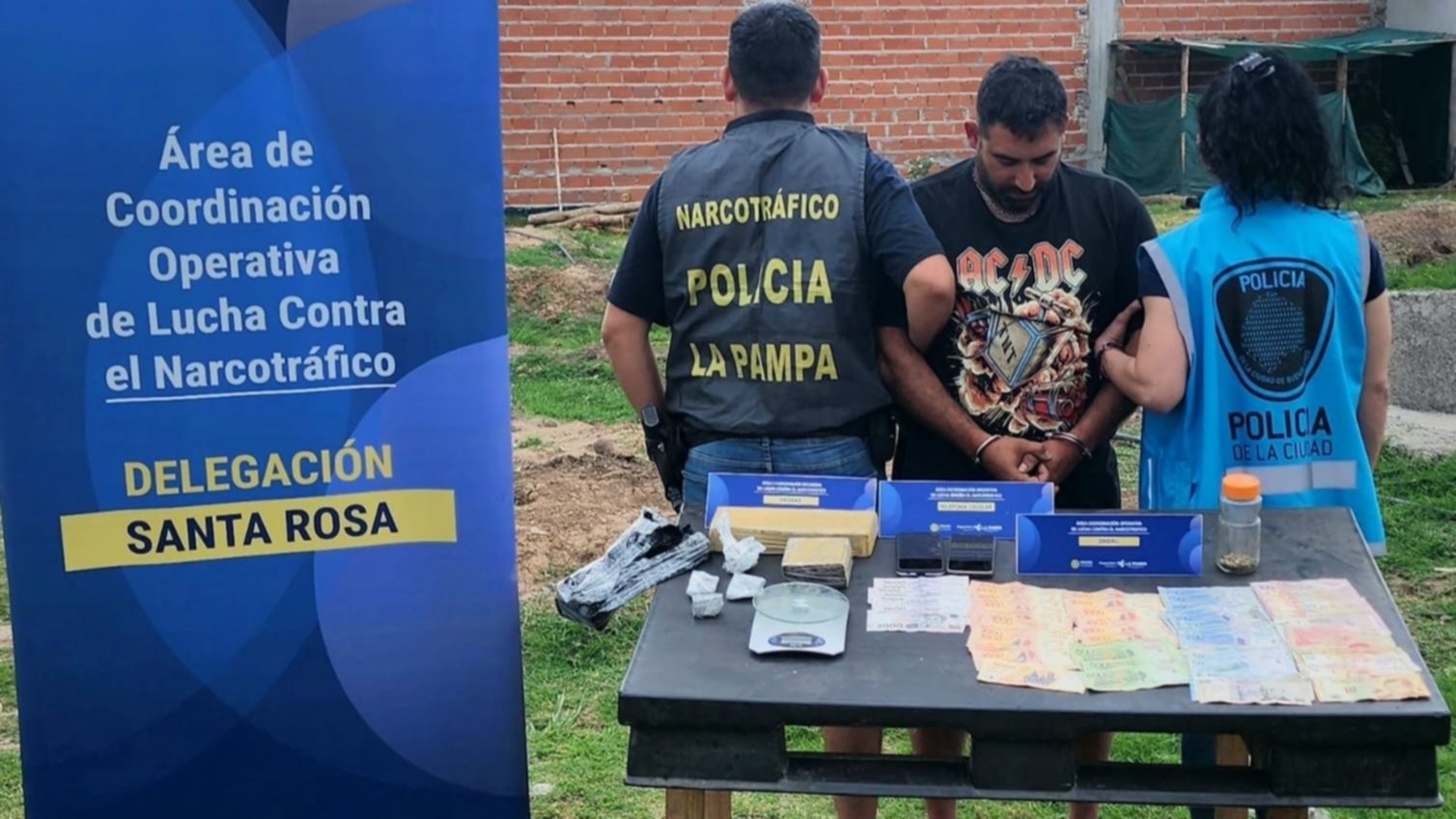 Cayó una red de tráfico de drogas a La Pampa